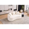 TIRAMISUBEST Double-Seat Compression Sofa-Chenille Fabric with Full Sponge Cushions & 2 Pillows for Living Room, Apartment, or Office - 2 of 4