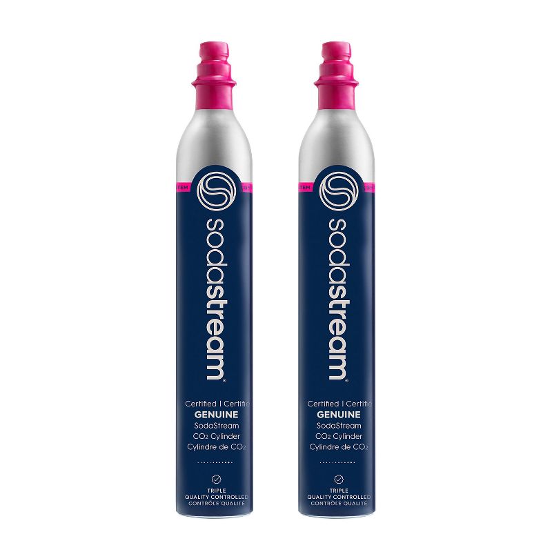 Sodastream Quick Connect Co2 Exchange Carbonator Set of 2 Plus Target Gift Card with Exchange, 1 of 11
