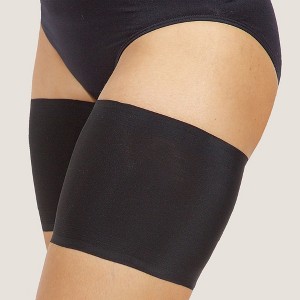 Bandelettes Original Anti-Chafing Thigh Bands – No-Slip, Skin-Friendly, Thigh Bands | Black Unisex - 1 of 4