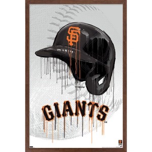 Trends International MLB San Francisco Giants - Drip Helmet 22 Framed Wall Poster Prints - 1 of 4