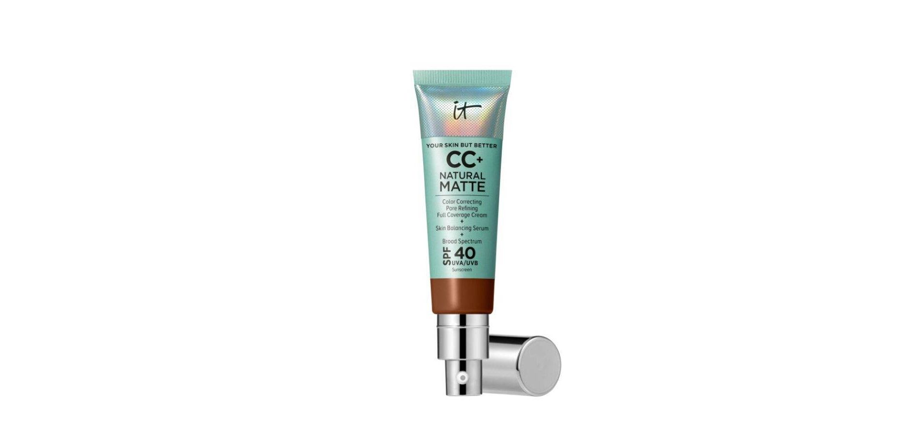 IT Cosmetics CC+ Matte Cream - Deep - 1.08oz - Ulta Beauty: SPF 40, Full Buildable Coverage, Moisturizing, Oil Control