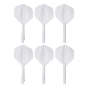 Unique Bargains Plastic Durable Integrated Dart Shaft Flight Set 6 Pcs - 1 of 4