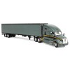 1/64 Gray Kenworth T680 Sleeper & Tandem-Axle Reefer Trailer DCP 60-1859 - 2 of 4