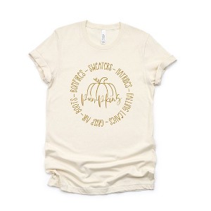 Simply Sage Market Women's Fall Bucket List  Short Sleeve Graphic Tee - 1 of 4