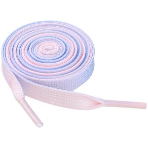 INSPIRE CHIC Flat Gradient Colored Shoelaces Cool Tie Dye Design Sneakers Shoe Laces 1 Pair - 1 of 4