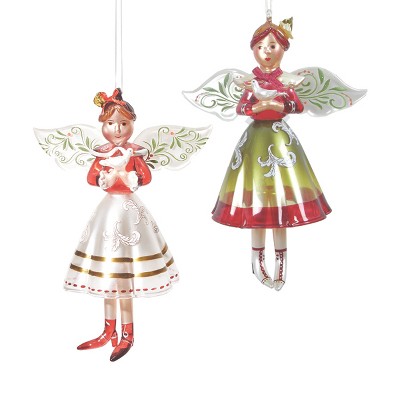 Gallerie II Glass Angel Ornament A/2