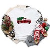 Simply Sage Market Women's Plaid Christmas Truck  Short Sleeve Graphic Tee - 2 of 2