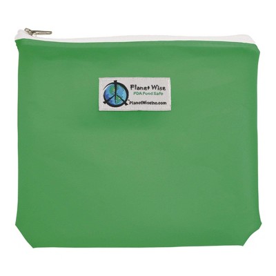 Planet Wise Reusable Zipper Sandwich Bag - Green