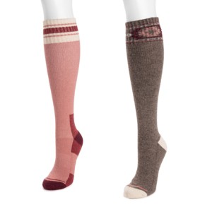 MUK LUKS Women's 2 Pack Wool Compression - 1 of 4
