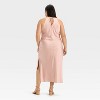 Women's Satin Halter Maxi Slip Dress - A New Day™ - 2 of 3