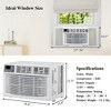 Winado 8,000 BTU 115V Window Air Conditioner with Remote Control - 4 of 4