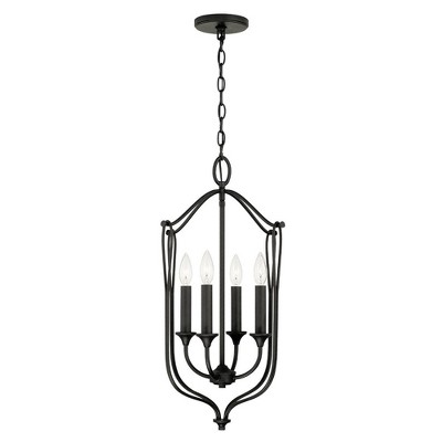 Capital Lighting Bentley 4 - Light Chandelier in  Black Iron