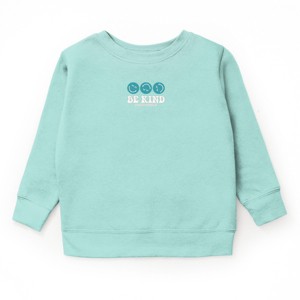The Juniper Shop SmileyWorld Embroidered Be Kind Turning Smiles Youth Sweatshirt - 1 of 3