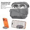 Nakedcellphone Meteorite Series Combo for Apple Airpods Pro 3 - Rugged Case with Stand + Lanyard + Clip + Cleaning Kit - 3 of 4