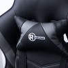 RadioShack Ergonomic Design Gaming Chair With Retractable Footrest And Armrests With Multiple Adjustability Levels Black and Gray 2606046 - 4 of 4