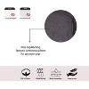 Waterford Collection Tufted Bath Rug, Extra Soft and Absorbent, Non-Slip Bath Mats, Machine Washable bath rugs for Bathroom, 2 Piece Set, Gray - 4 of 4