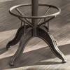 32" Grayson Adjustable Weathered Barstool Brass - Christopher Knight Home - image 3 of 4