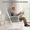 Infans Glider & Ottoman Cushion Set Wood Baby Nursery Rocking Chair Light Grey - 4 of 4