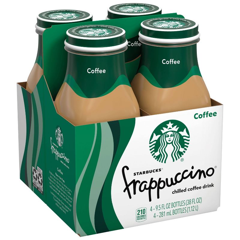 Starbucks Frappuccino Coffee Drink - 4pk/9.5 fl oz Glass Bottles, 1 of 4