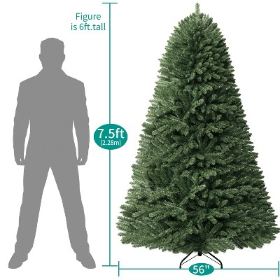 Home Imports Emporium Prague Pre-Lit Artificial Christmas Prelit Tree, Green