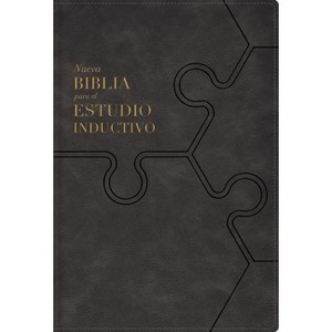 Nbla, Nueva Biblia Para El Estudio Inductivo, Interior a DOS Colores, Leathersoft, Gris, Comfort Print - by  Vida & Precept (Leather Bound) - 1 of 1