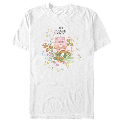 Men's Care Bears Let Yourself Grow T-Shirt - White - Small