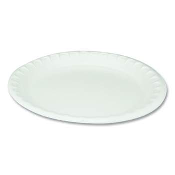 Pactiv Unlaminated Foam Dinnerware Plate 10.25 Diameter 0TH10010000Y