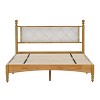 NicBex Queen Size Wood Bed Frame with Upholstered Headboard,Wood Slat Support,Large Under Bed Storage,Brown - image 3 of 4