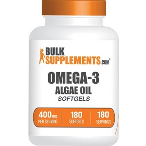 BulkSupplements Algal Oil Softgels - Omega-3 - 1 of 4