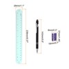 Unique Bargains Waterproof Reusable Silicone Memo Wrist Band with Pen and Eraser 1 Set - 2 of 4