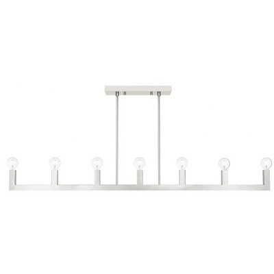 Livex Lighting Solna 7 - Light Chandelier in  Brushed Nickel