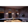 Urban Ambiance Luxury Urban Loft Pendant Light,  13.375"H x 14.75"W,  Brushed Nickel Finish, UHP3570 - 2 of 4