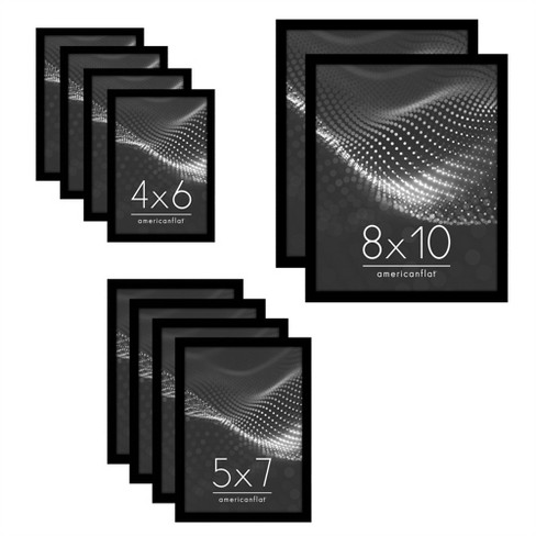 Americanflat Set Of 10 Picture Frames - Gallery Wall Frame Set With Two ...