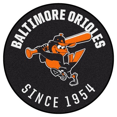 MLB Baltimore Orioles 27"x27" 1975 Retro Collection Roundel Rug