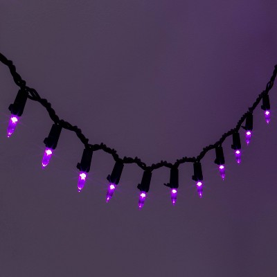 60ct LED Halloween Mini String Lights Purple - Hyde & EEK! Boutique™