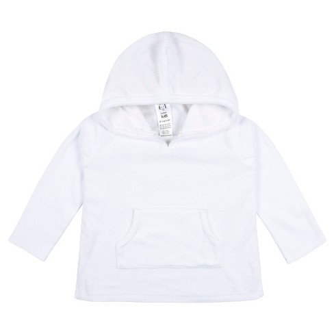 Gerber Baby And Toddler Girls' Hooded Kangaroo Pocket Terry Swim ...