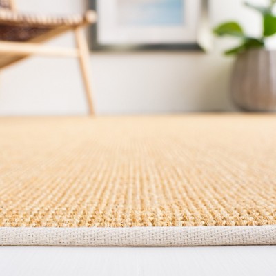 Hand-Knotted Natural & White Wool-Cotton-Silk 9' x 12' Rug