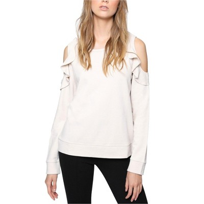 Sanctuary Clothing Womens Cold Shoulder Sweatshirt