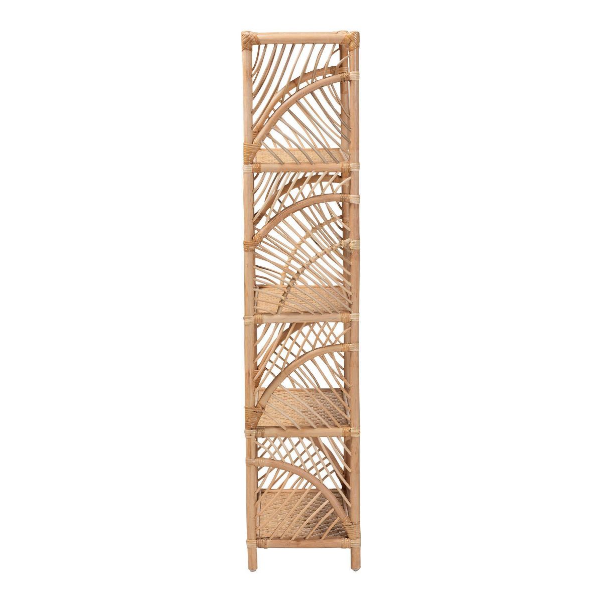 bali & pari Baara Natural Rattan 4  Tier Display Shelf Natural - thumbnail 3