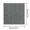 INSPIRE CHIC Men's Stripes Pattern Decorative Pocket Square - 2 of 4