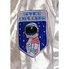 HalloweenCostumes.com Kid's Astronaut Costume Dress, Intergalactic Space Suit, Metallic Cosmic Halloween Costume for Girls - 2 of 4