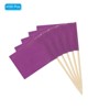 Unique Bargains Small Labeling Marking Cake Cocktail Decor Flag Toothpicks 100 Pcs - 3 of 4