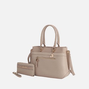 MKF Collection Gardenia Vegan Leather Women’s Tote Bag & Wallet by Mia K - 1 of 4