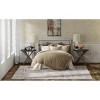 Waldor Modern Abstract Taupe/Brown/Silver Area Rug - 3 of 4