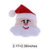 Unique Bargains Christmas Brooches Santa Claus Plush Red White 1Pcs - 3 of 4