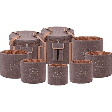 MEINL Sonic Energy Crystal Singing Bowl Travel Bag Set Brown : Target