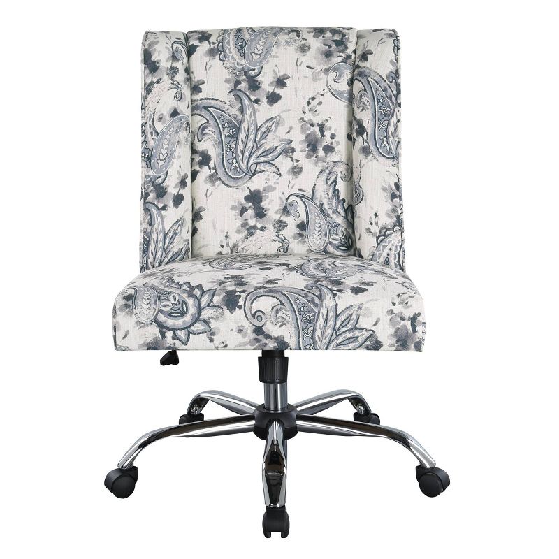 Westgrove Managers Chair Charcoal Paisley - OSP Home Furnishings, 3 of 9