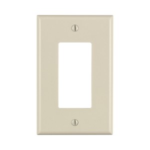 Leviton Light Almond 1 gang Thermoset Plastic Decorator Wall Plate 1 pk - 1 of 1