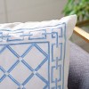 Bentra Pillow - Blue/White - 18"X18" - Safavieh - 3 of 4
