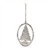 Etched Metal Pine Tree Ornament (Set of 12) - 2 of 2